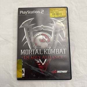 Mortal Kombat: Deadly Alliance (Sony PlayStation 2, 2002) Black Label CIB